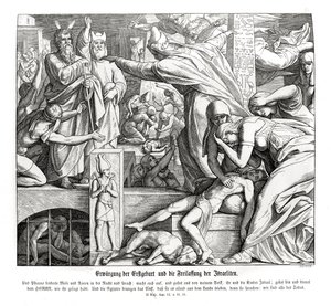 過ぎ越しの祭り、出エジプト記 作： Julius Schnorr von Carolsfeld