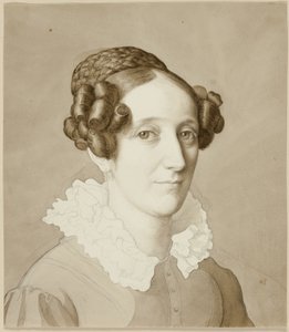 女性の肖像 作： Julius Schnorr von Carolsfeld
