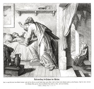 やもめの息子の復活 作： Julius Schnorr von Carolsfeld