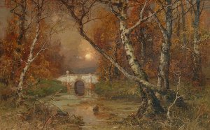 公園。 1883 作： Julius Sergius von Klever