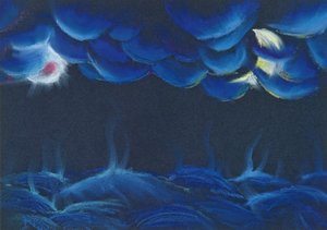 創造の太陽と月 作： Jung Sook Nam
