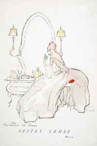Gustav Lohse, Berlin, from Styl, pub 1922」の広告（ポショワールプリント