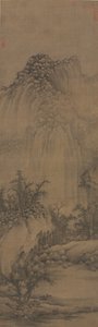 小川と山による仏教の隠れ家 作： Juran