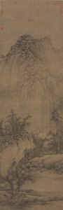 小川と山による仏教の隠れ家、960-985。 作： Juran