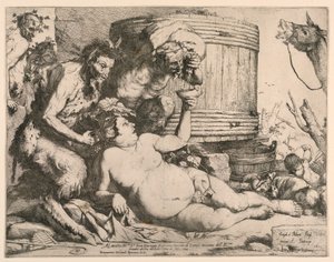 酔ったシレノス 作： Jusepe de Ribera
