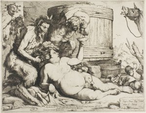 酔ったシレノス 作： Jusepe de Ribera