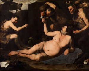 酔ったシレノス 作： Jusepe de Ribera