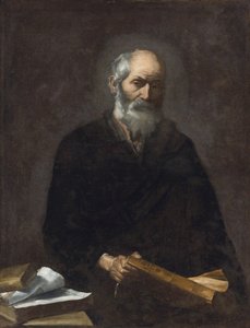 ""哲学者プラト 作： Jusepe de Ribera
