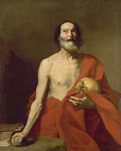聖ヒエロニムス、1640年 作： Jusepe de Ribera