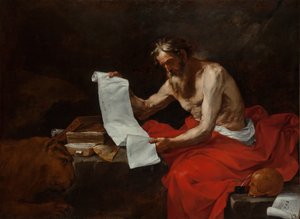 聖ヒエロニムス、1646 作： Jusepe de Ribera