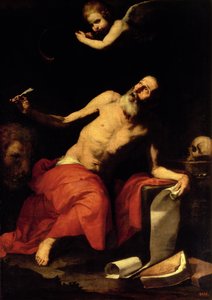 聖ジェロームが最後のトランペットを聞く、1626 作： Jusepe de Ribera
