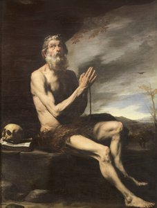 セントポールザハーミット 作： Jusepe de Ribera