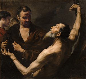聖バルトロメオの殉教』（1634年）。 作： Jusepe de Ribera