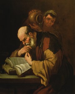哲学者 作： Jusepe de Ribera