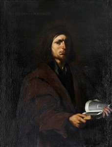 哲学者オリゲン 1613-15年頃 油彩・カンヴァス 作： Jusepe de Ribera
