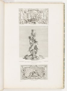 エレーヌの誘拐を描いた装飾パネル、pl。 Oeuvreで24 作： Juste Aurèle Meissonnier