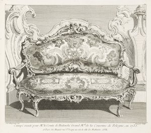 1735年、ビエリンスキー伯爵のために製作されたソファ 1735年、ビエリンスキー伯爵のために製作されたソファ、第4版