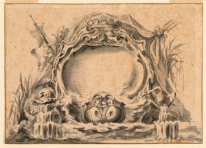 fetes 出版物の 1 つのエスカッションのコピー 作： Juste Aurèle Meissonnier