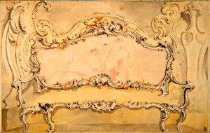 ビレンスキー伯爵のためのソファのデザイン 作： Juste Aurèle Meissonnier