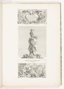 JA Meissonnier Architect、Draftsman of the Bedroom＆Cabinet DU ROI、pl。によって発明および描画された装飾品の本Juste-AurèleMeissonnierの作品の20 作： Juste Aurèle Meissonnier