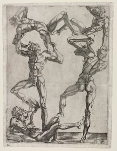 5人のピラミッド、c。 1543。 作： Juste de Juste