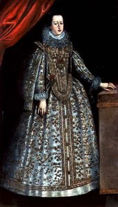エレオノーラ・ゴンザーガ（1598-1633）の肖像」1621年以降（油彩・キャンバス） 作： Justus (after) Sustermans