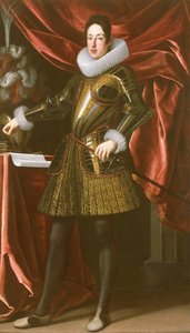 トスカーナ大公フェルディナンド 2 世 1610 ～ 1670 年、c1630 ～ 1640 年。 作： Justus Sustermans
