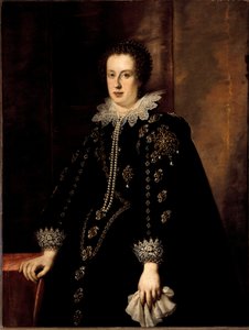 クロード・デ・メディシス（クラウディア・デ・メディチ）（1604-1648）の肖像 ウルビン公フェデリコ・デッラ・ロヴェーレの妻（当時のオーストリア・チロル大公レオポルド5世） ユストゥス・スステルマンス（1597-1681）の絵画 17世紀 フィレンツェ、ピッティ宮殿 作： Justus Sustermans