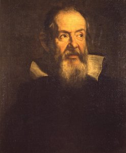 ガリレオ・ガリレイ（1564 - 1642）の肖像。- ウフィツィ美術館（フィレンツェ）。ユストゥス・ススターマンス（1597-1681）の絵画