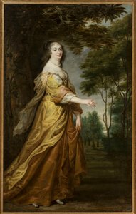 Louise Marie de Gonzague Nevers (Marie Louise de Gonzague ou de Mantoue), reine de Pologne - Marie Louise Gonzaga (1611-1667), Poland Queen, Portrait of Marie Louise Gonzaga, by Egmont, Justus van (1601-1674) (Juste d