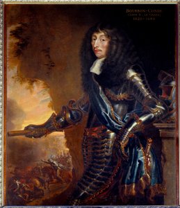 ブルボン公ルイ2世の横顔の肖像（1621-1686年） - ユステ・デグモント（ユストゥス・ヴァン・エグモント）（1601-1674年）の絵画 Ec Fl