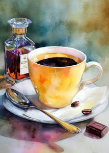 優雅なコーヒーのひととき 作： 
