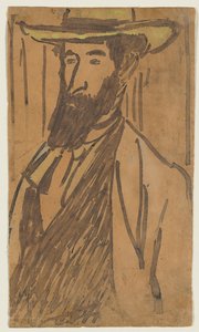 Aristride Maillolの肖像、c。 1890 作： József Rippl Rónai