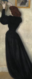 花瓶の細身の女、1894 作： József Rippl Rónai