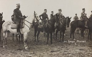 アルバムジャックボジオ-戦争キャンペーン1917〜1920年：ポーランド（ワルシャワ-ポーゼン）での軍事任務3月4月1919、ポーゼン（ポズナン）での馬のバッテリー、03-041919 作： K. Greger