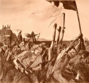 反乱 作： Käthe Kollwitz