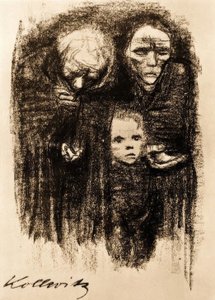 物乞い 作： Käthe Kollwitz