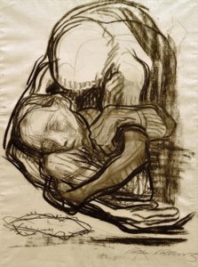 死は女性を奪う 作： Käthe Kollwitz
