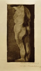 女性ヌード 作： Käthe Kollwitz