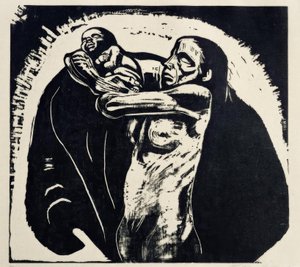 K.コルヴィッツ、犠牲者 作： Käthe Kollwitz