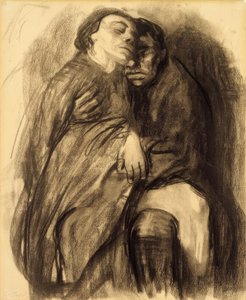 K.コルヴィッツ、恋人 作： Käthe Kollwitz