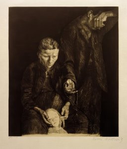 K.コルヴィッツ、踏みつけ 作： Käthe Kollwitz