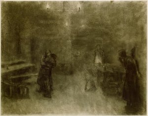 KätheKollwitz、Germinalからのシーン 作： Käthe Kollwitz