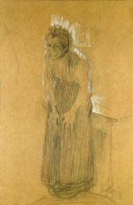 笑う女性 作： Käthe Kollwitz