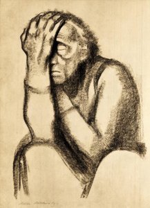 思いやりのある女性 作： Käthe Kollwitz