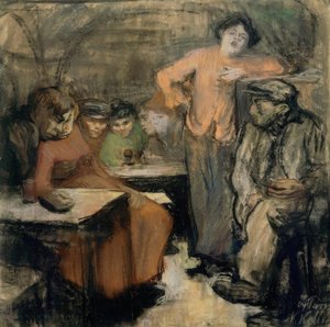 パリの地下室 作： Käthe Kollwitz