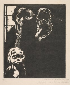 プロレタリアート: No. 1 失業者 作： Käthe Kollwitz