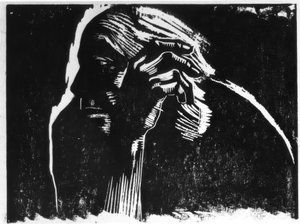 自画像 作： Käthe Kollwitz