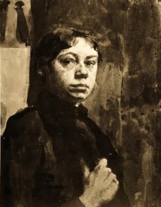 自画像 作： Käthe Kollwitz