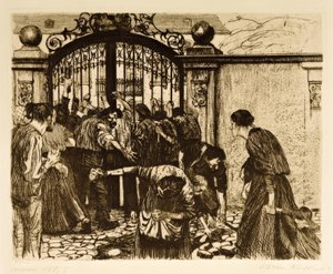 嵐 作： Käthe Kollwitz